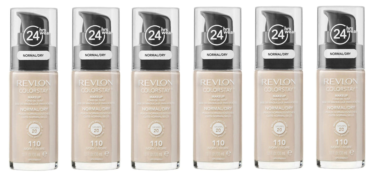 Colorstay Makeup Foundation for Normal To Dry Skin Ivory Pack of 6 M38503