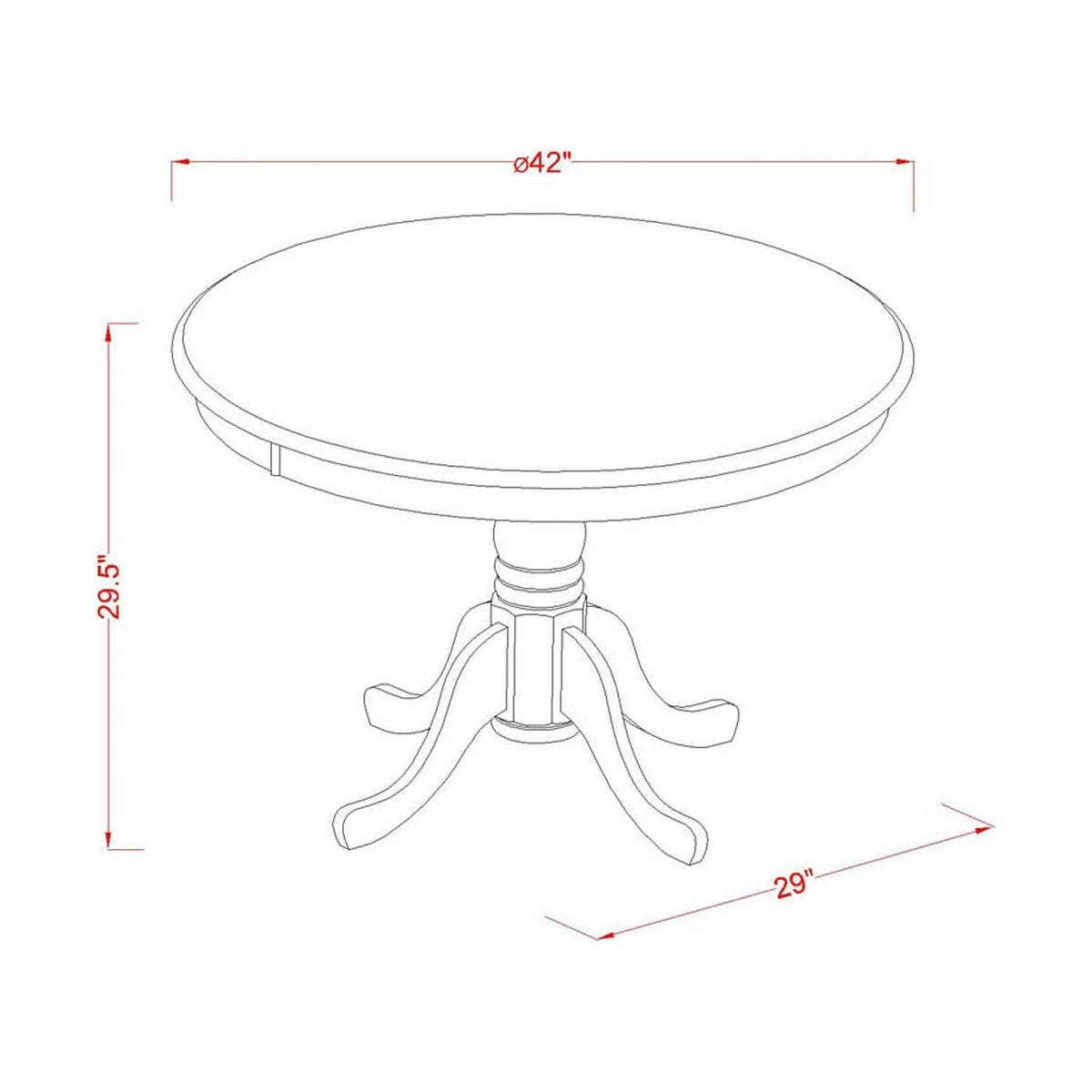 5-Piece Dining Table And 4 Wood Seat Chairs Linen White W397982