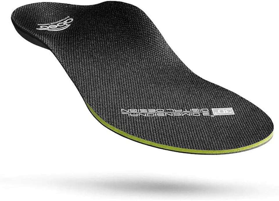 Black Arch Support Shoe Insoles V327