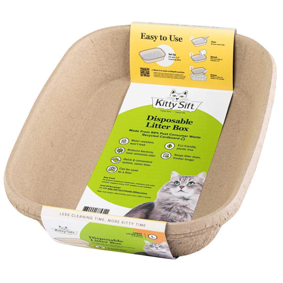 Disposable Sifting Litter Box W10102