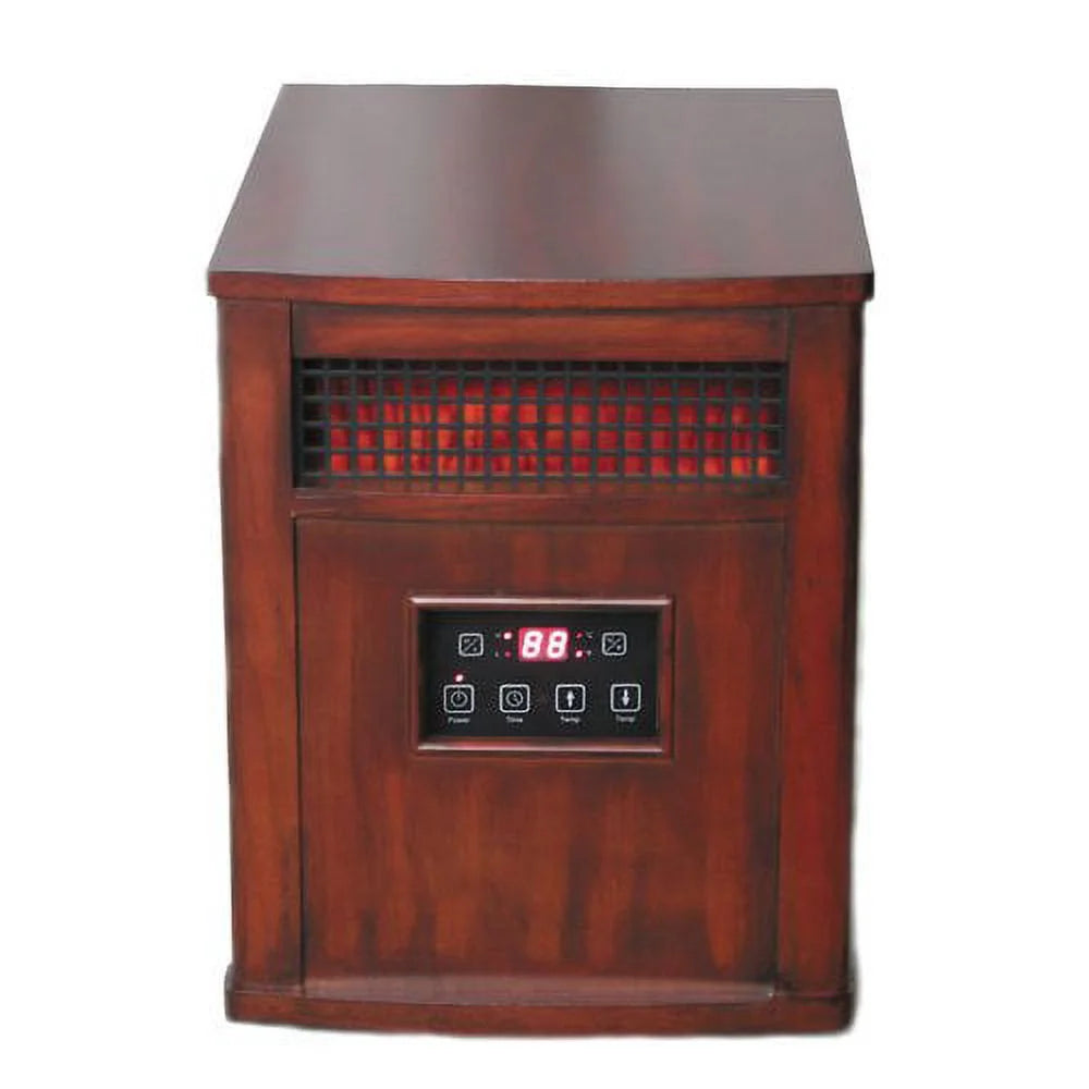 Chestnut Oak Portable Electric Infrared Heater S5148