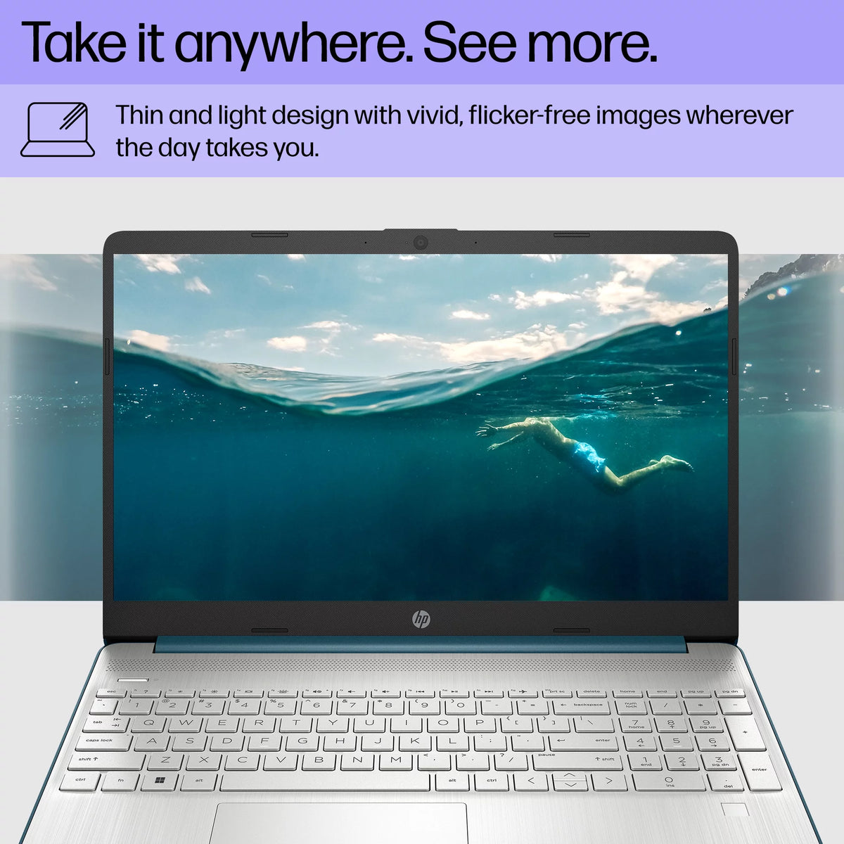 15.6" FHD Laptop, Intel Core i7, 16GB RAM, 512GB SSD, Spruce Blue U159434