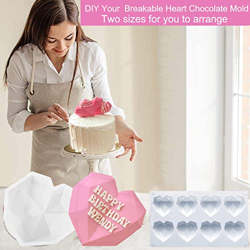 2.5 Inch Silicone Hot Chocolate Bomb Mold 3 Pack with Brush and Spatula A481838