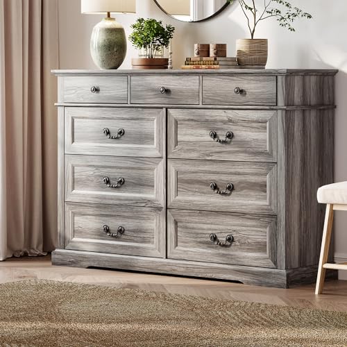 Beige 6 Drawer Wood Dresser H921414