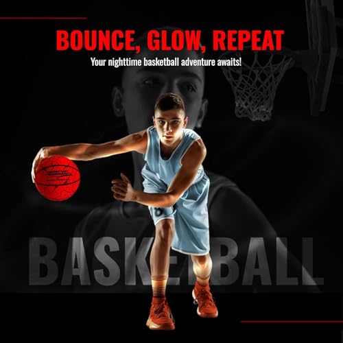 Light Up Glow In The Dark Basketball V4951