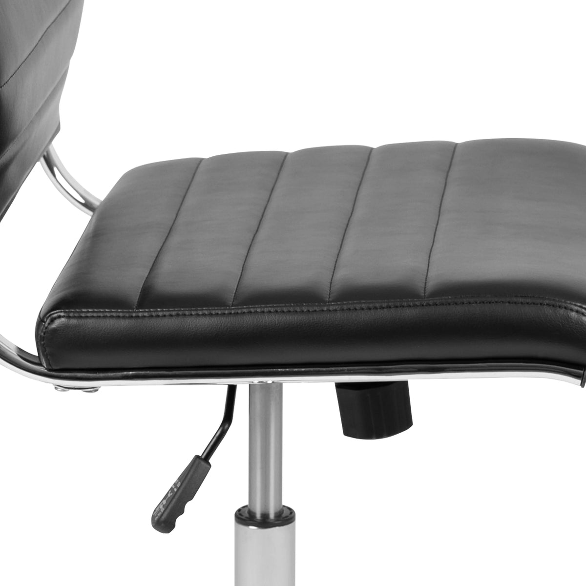 Black LeatherSoft Executive Swivel Office Chair L5872
