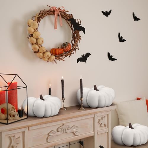 3 Pcs Large Faux Foam Artificial Pumpkin I1280