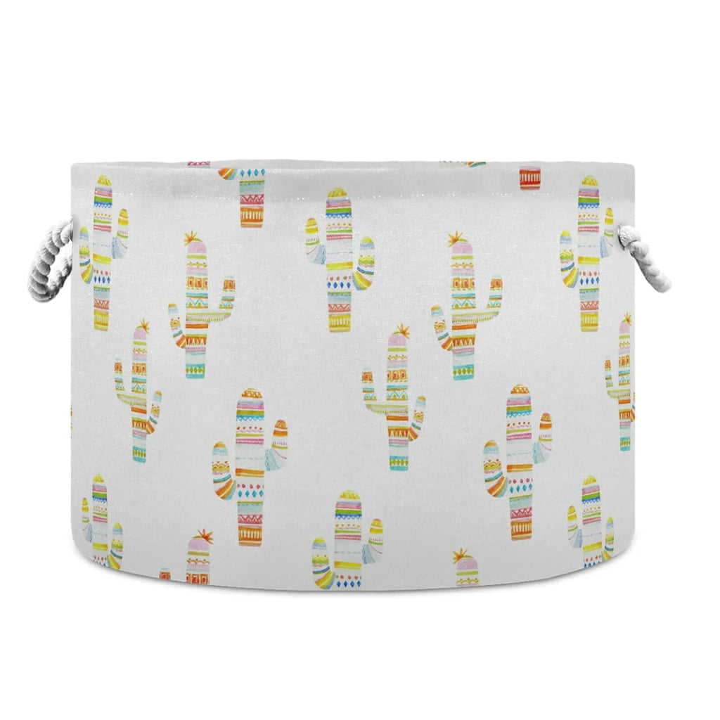 Collapsible Storage Basket with Handle F2664