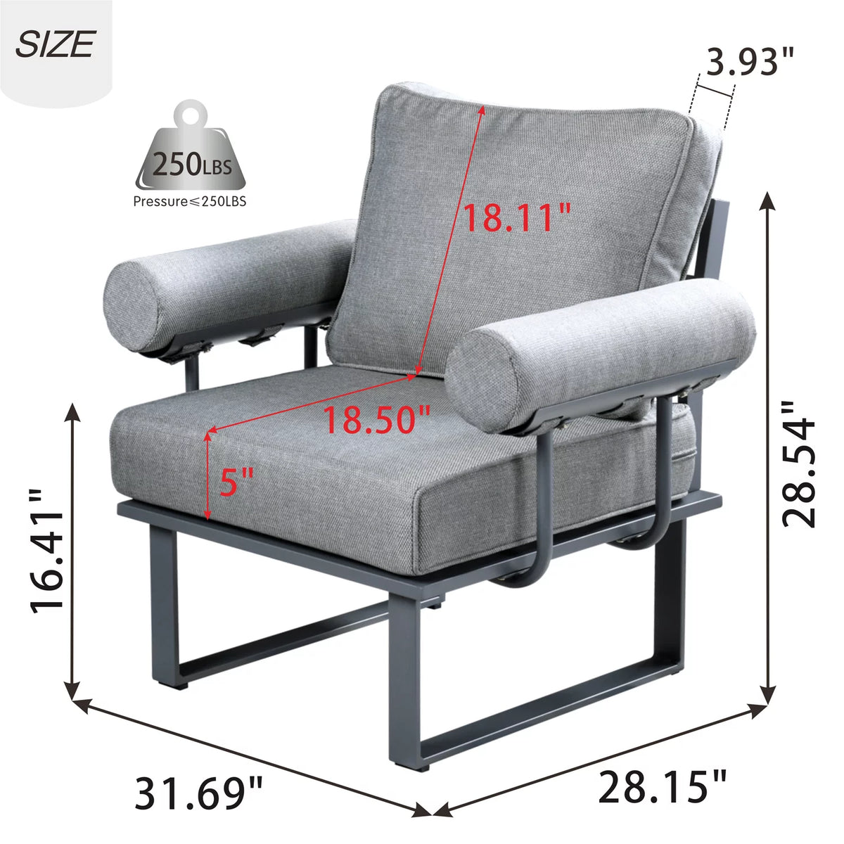 2 Pieces All Weather Wicker Patio Sectional Couch with Cushions N44711