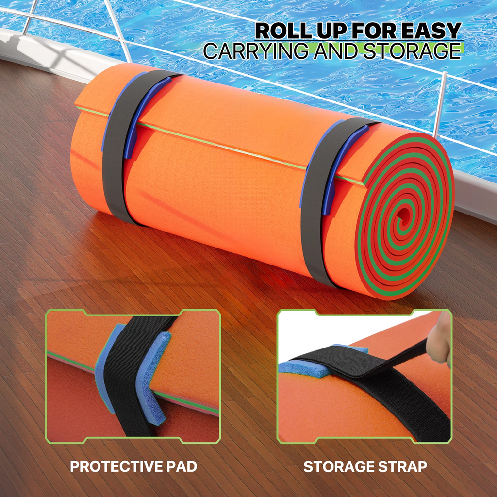 18' x 6' 3-Layer XPE Foam Water Floating Mat A59028