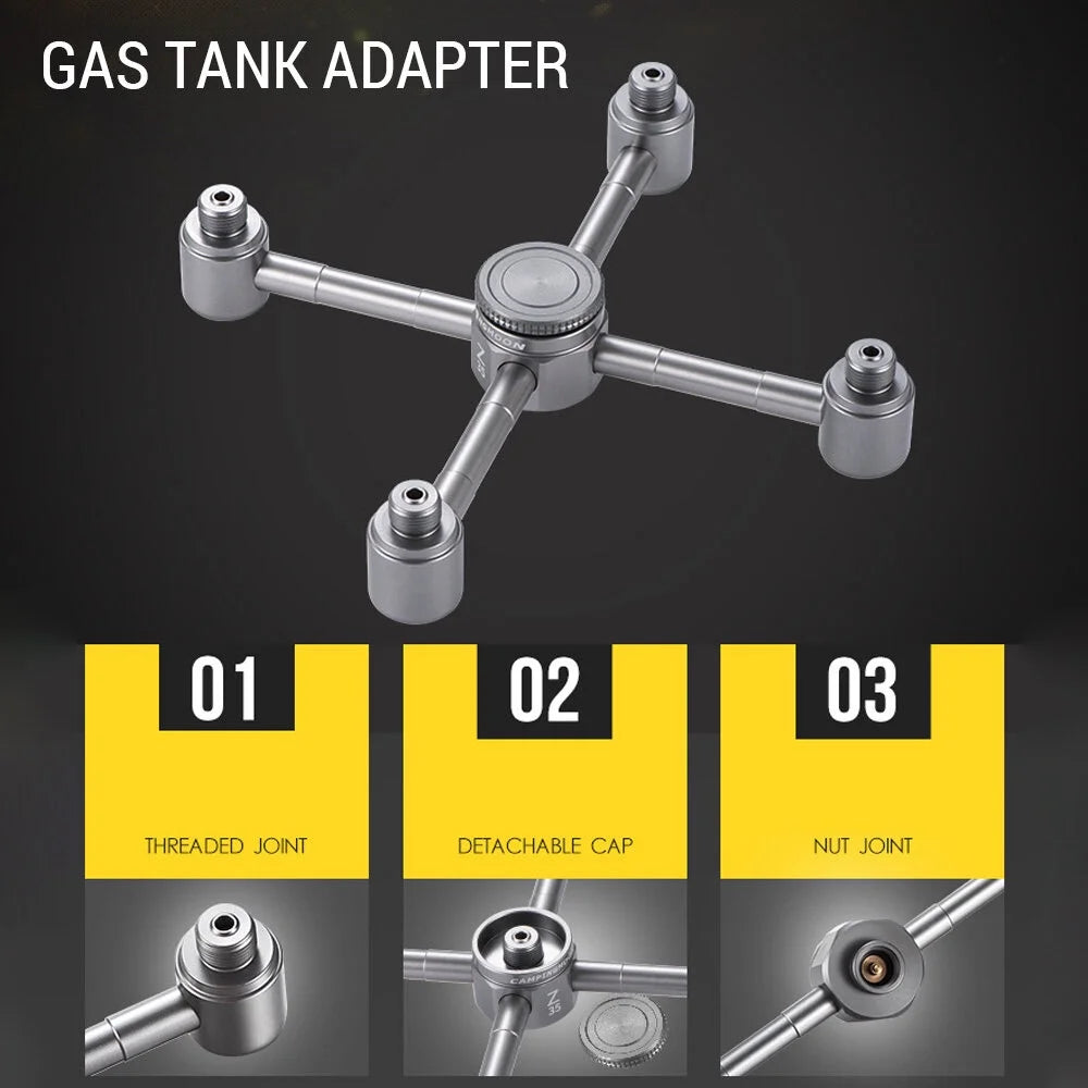 Aluminum Alloy Gas Refill Adapter D35754