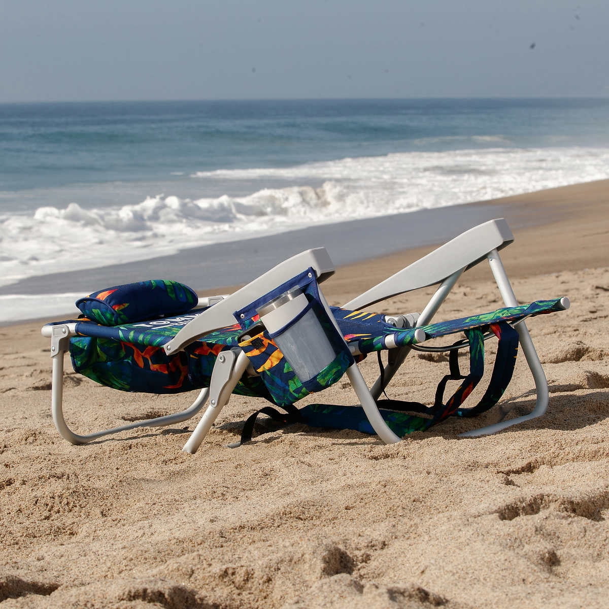 Beach Chair 2-pack Green Leaves J66760