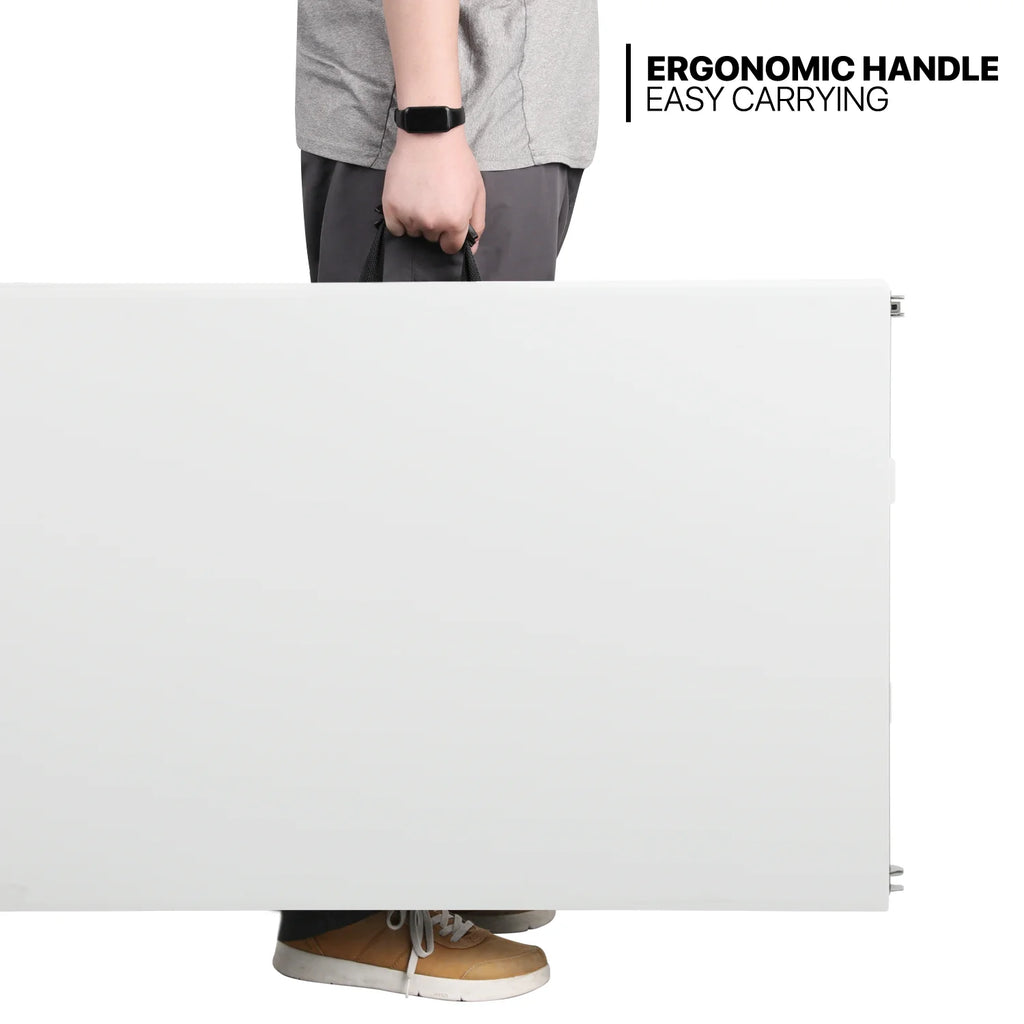 10 Pack 8Ft White Folding Plastic Utility Table N1596