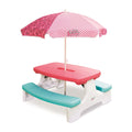 Kids Picnic Table with Umbrella K573226