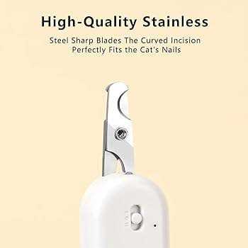 Pet Nail Clipper with LED Light G715