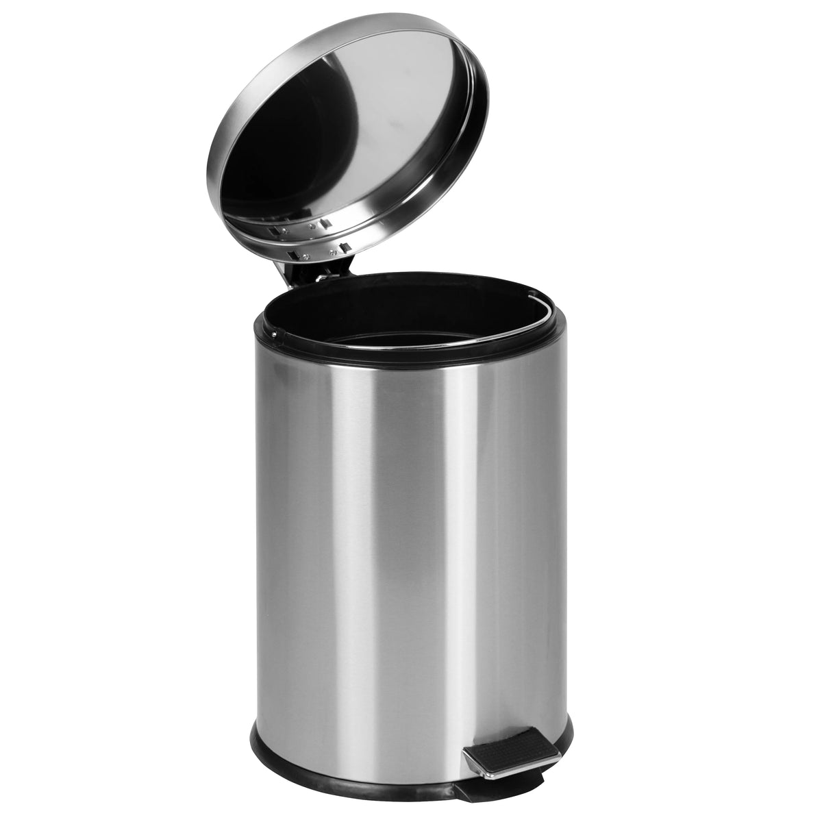 Round Stainless Steel Soft Close Step Trash Can 5.3 Gallons G659001