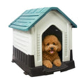 Waterproof Plastic Dog House with Air Vents and Elevated Floor U8539