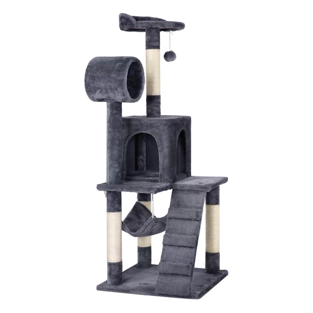 51" Cat Tree Tower Condo Scratcher Gray K9633