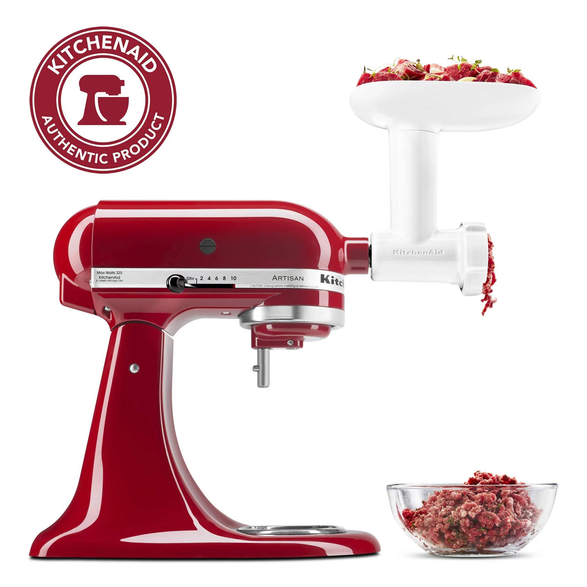 White Food Grinder Attachment P282217