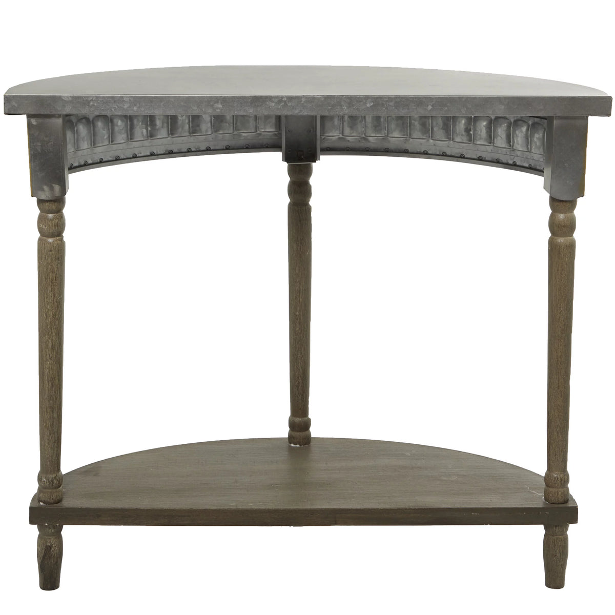 Metal Half Moon Console Table W163