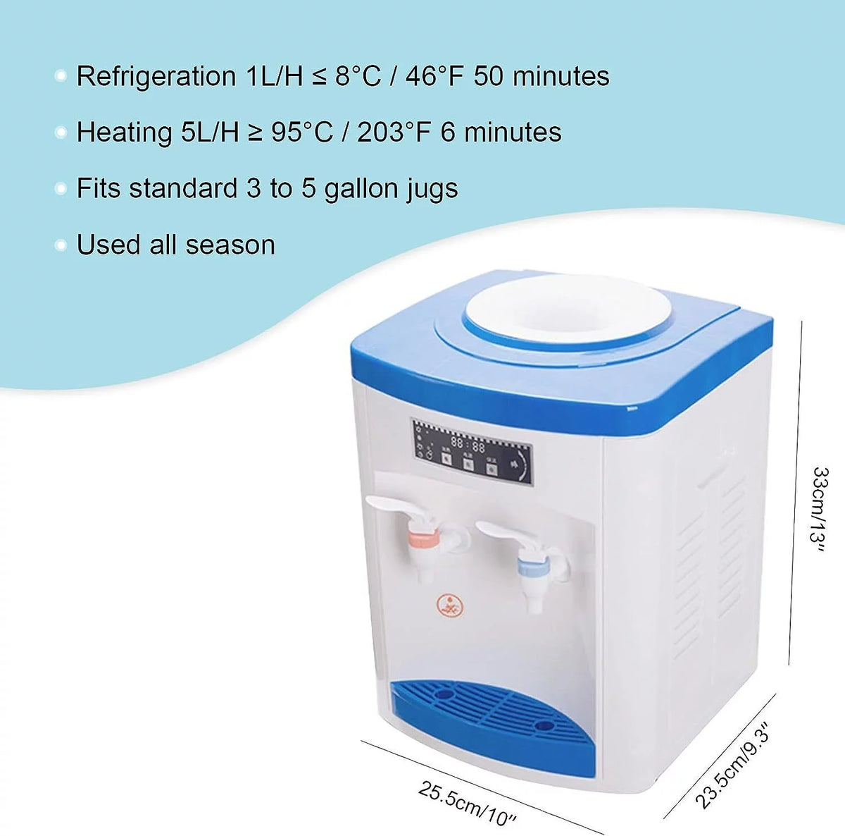 550W Small Water Cooler Dispenser 5 Gallon V386253