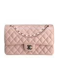 Pink Caviar Calfskin Flap Bag X8056