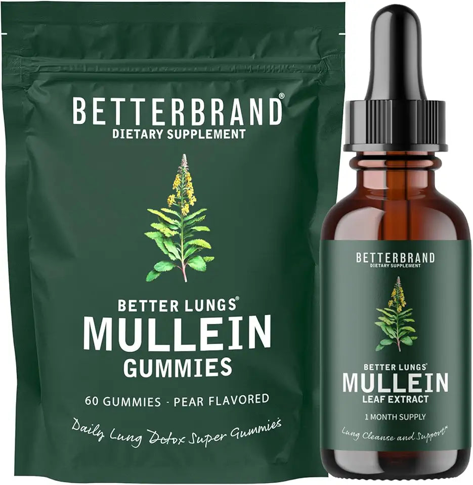 Mullein Leaf Extract and Gummies Bundle G391