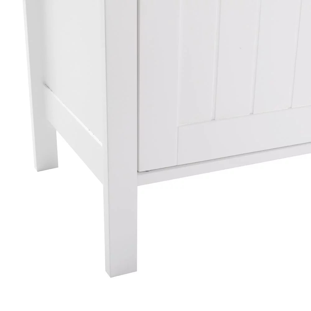 White Free Standing Wooden Shoe Storage Cabinet R888