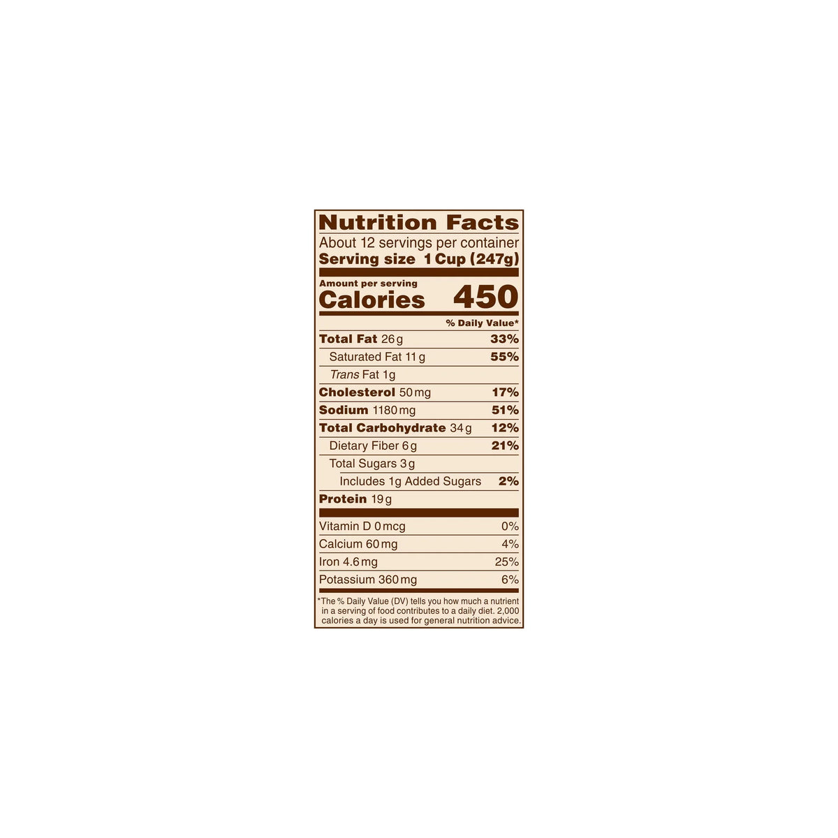Beef Chili Canned Beans with Meat 6 lb 11 oz Pack of 20 C282