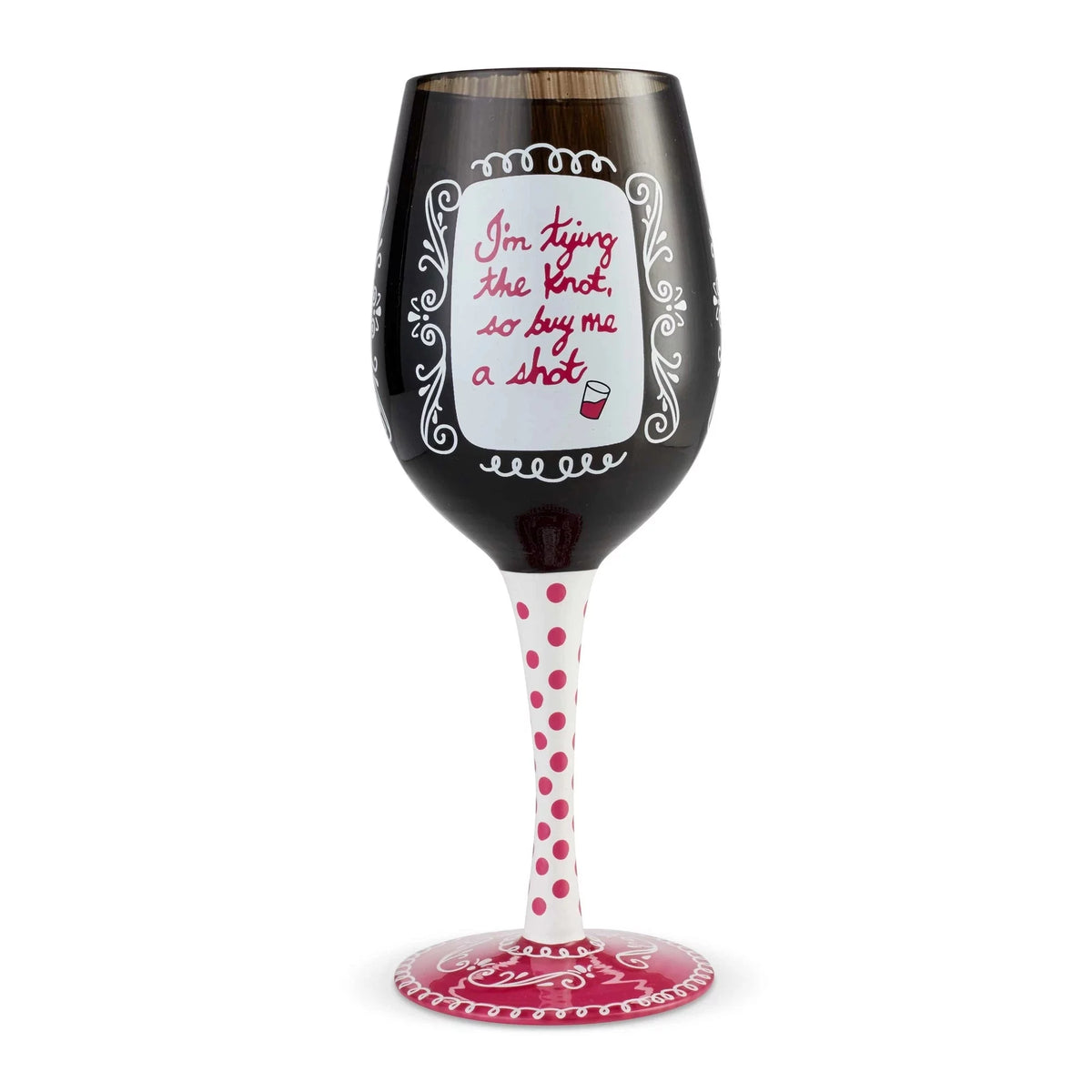 Bachelorette Wine Glass O63723