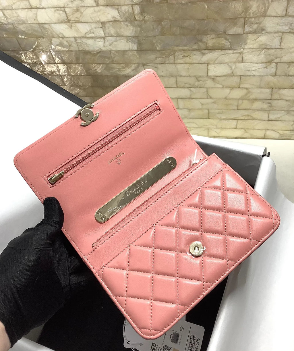 Pink Hand-Held Cross Bag J58116