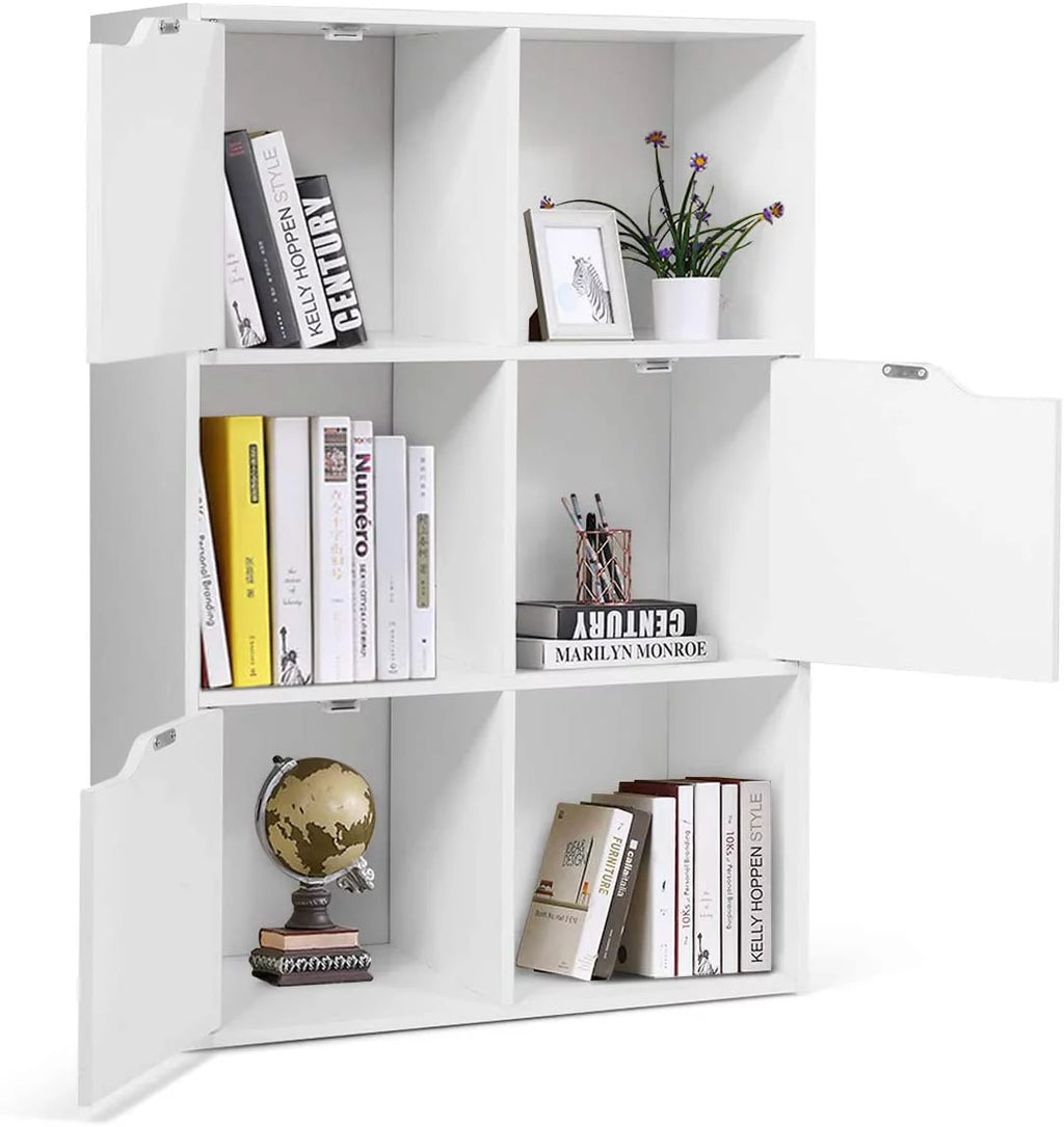 White 6-Cube Storage Organizer Cabinet M809200