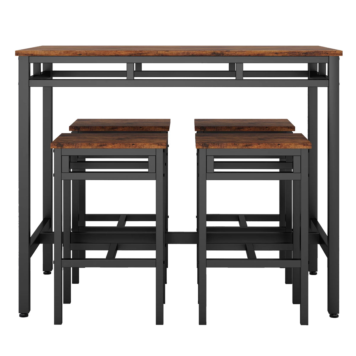 5 Piece Bar Table Set with 4 Stools M710018