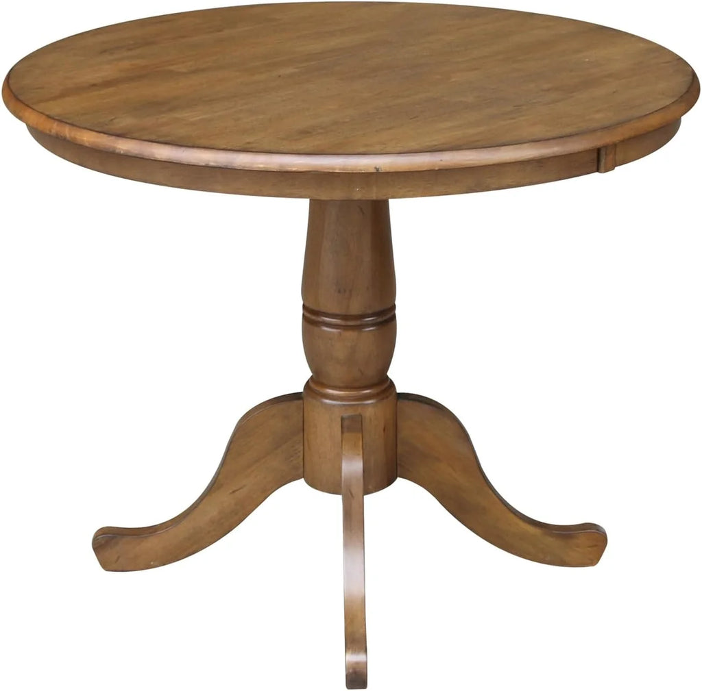 Round Top Pedestal Table Z665