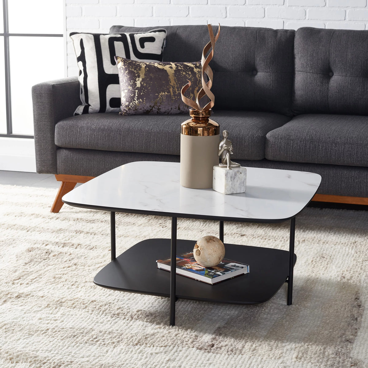 2-Tier Square Coffee Table P3098