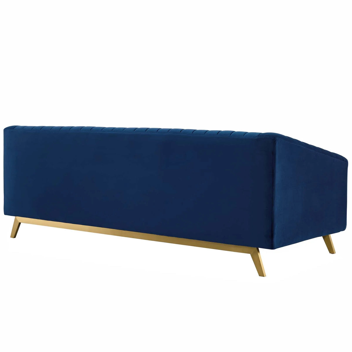 Navy Velvet Sofa Q629