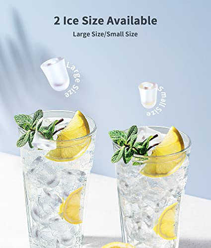 Nugget Ice Maker Countertop 33 lbs Self-Cleaning Stainless Steel S4215