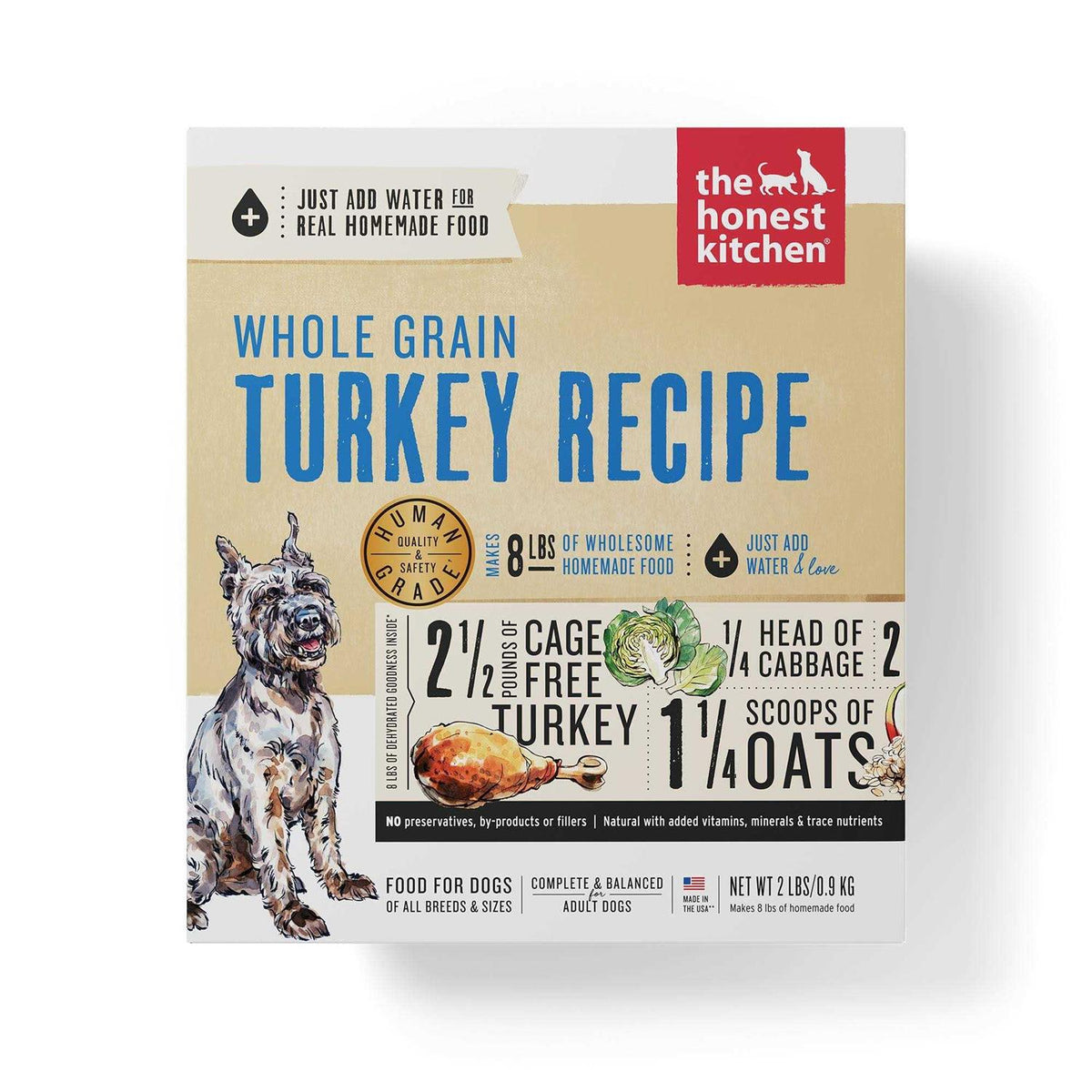 Dehydrated Whole Grain Dog Food Turkey H581