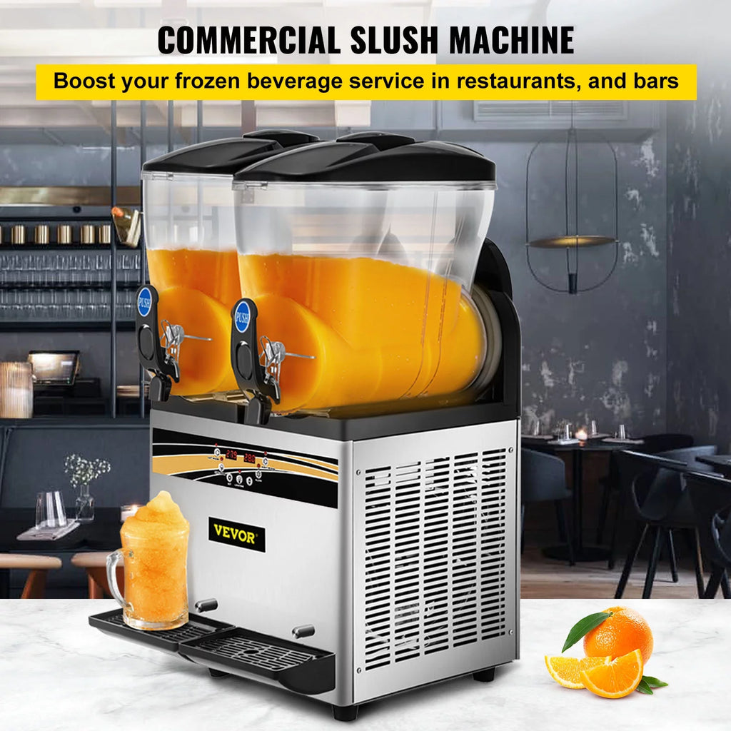30L 1000W Stainless Steel Slushy Machine U6057