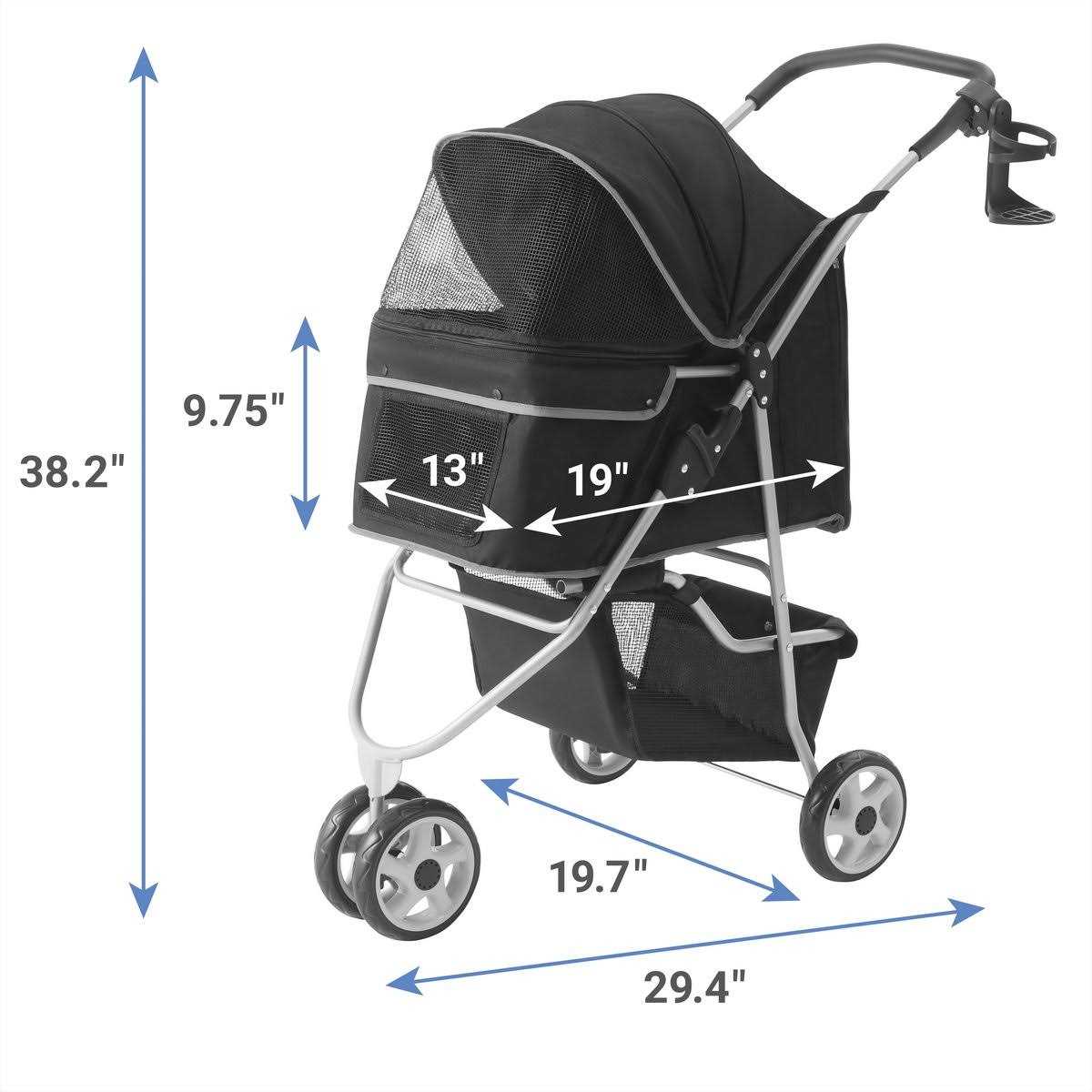 Dog & Cat Collapsible Stroller C2635