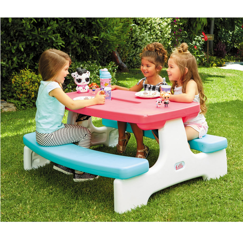 Kids Picnic Table with Umbrella K573226