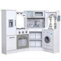 Wooden Corner Play Kitchen with Lights & Sounds A569706