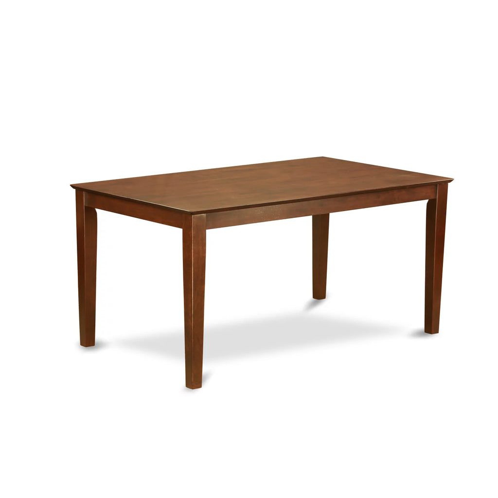 7 Piece Rectangular Dining Table Set with Wooden Seat Chairs A872587