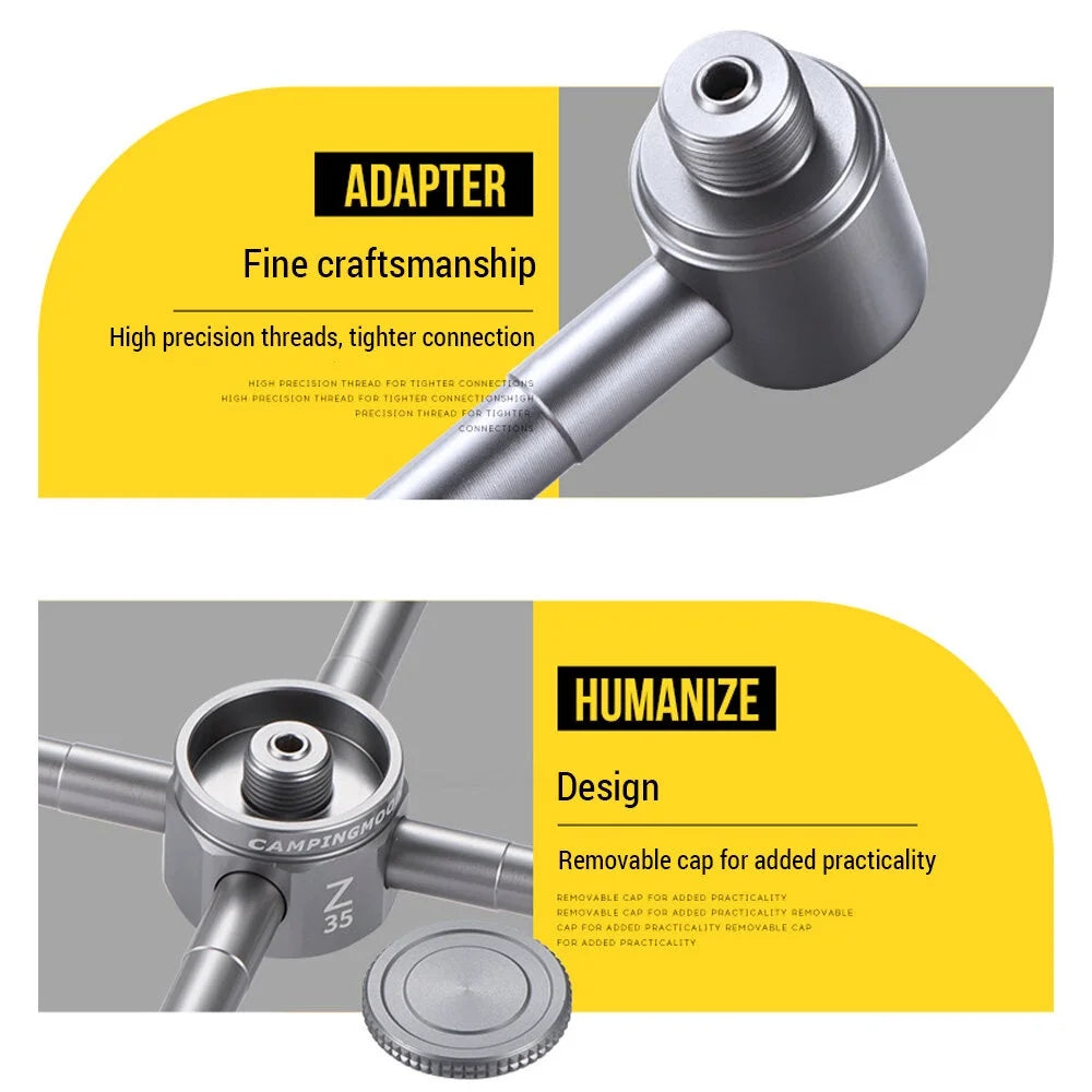Aluminum Alloy Gas Refill Adapter D35754