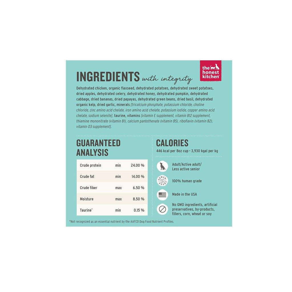 Dehydrated Grain Free Chicken Dog Food G45625