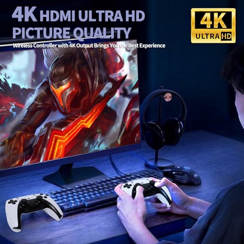 Wireless Retro Game Console Stick 4K with 20+ Emulators, 20,000+ Games, HDMI Output & 2.4GHz Wireless Controller, 64G F723803