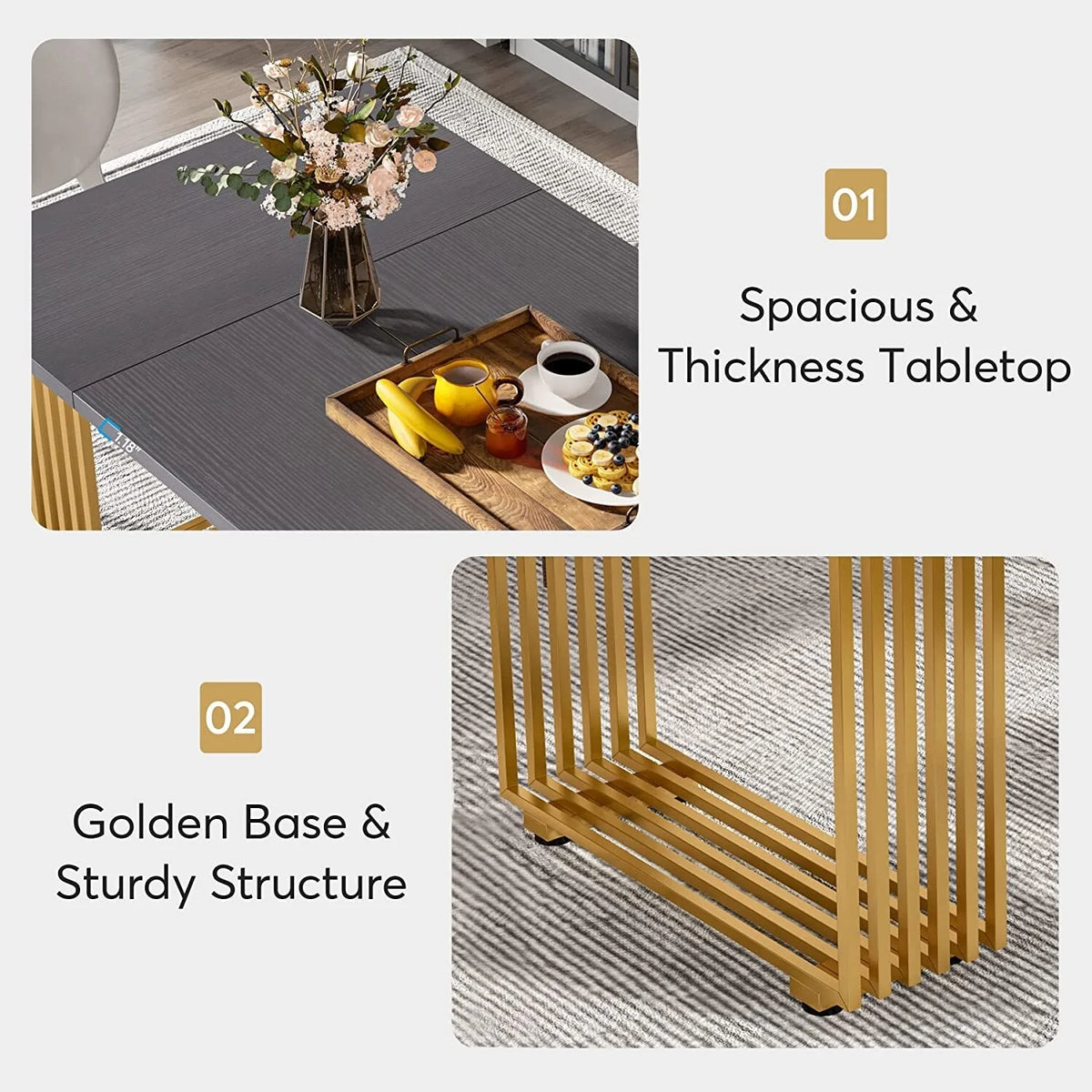 White Dining Table S395