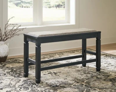 Counter Height Dining Bench Antique Black N78410