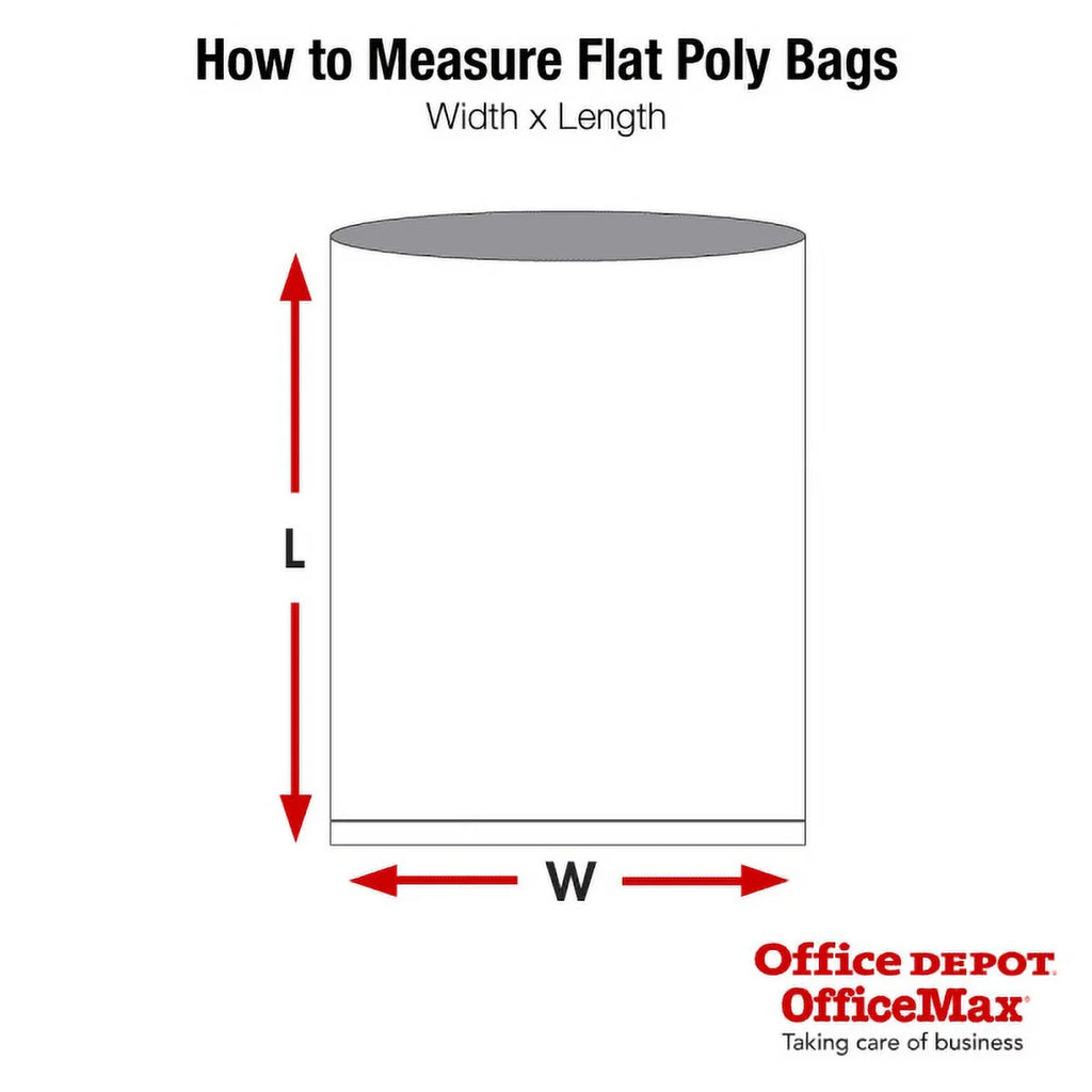 Clear Flat Polypropylene Bags, 3" x 8", Case Of 5,000 J710912