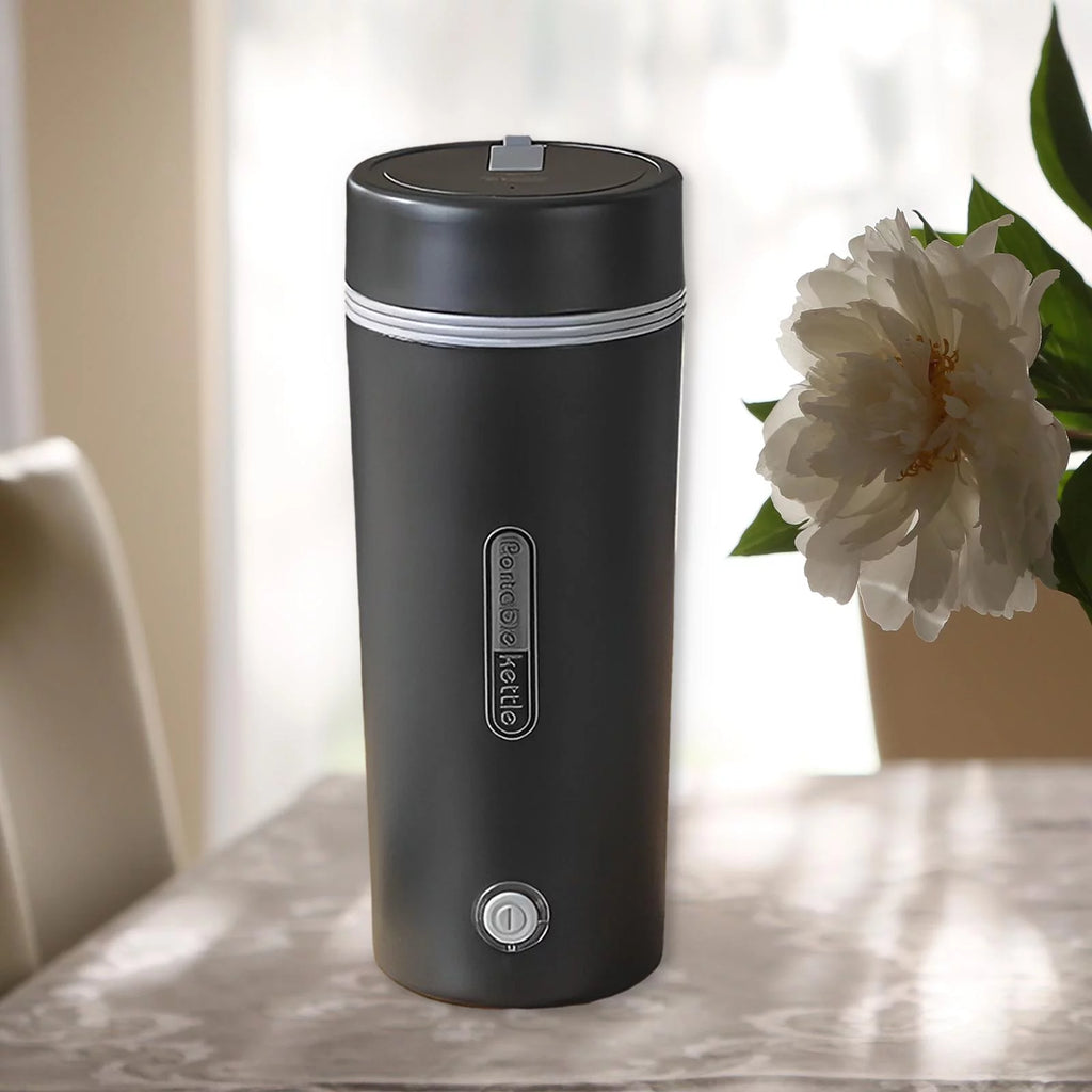 Black Insulated Portable Electric Hot Water Kettle A5078